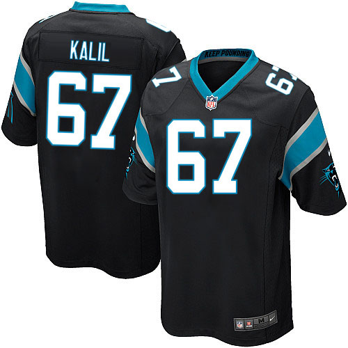 Youth Limited Ryan Kalil Nike Jersey Black Home - #67 NFL Carolina Panthers